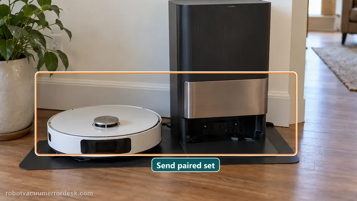 Dreame L20 Ultra is shown with a close repair view of paired pack, matching the apply the l20 ultra model-level send-in rule before the generic scenario table check.