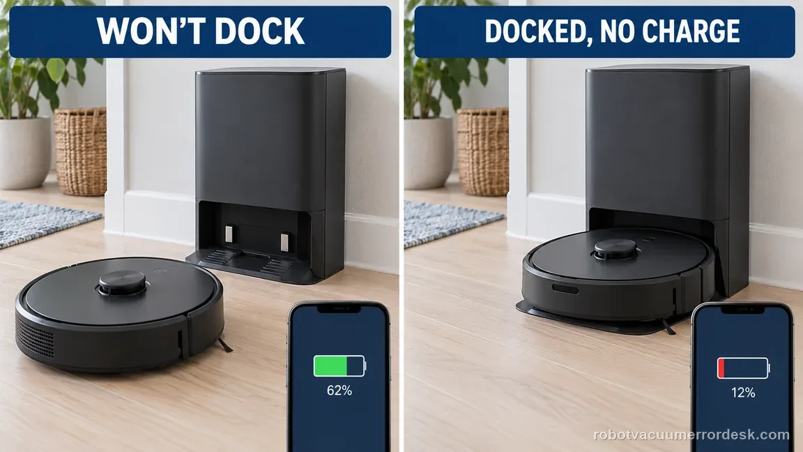 A side-by-side illustration distinguishes an L20 Ultra that will not reach its base from one seated at the base without a charge state.