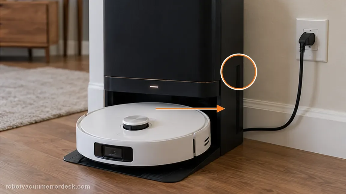 Dreame X50 Ultra Complete is shown with a close repair view of base power, matching the prove the base has power before testing navigation check.