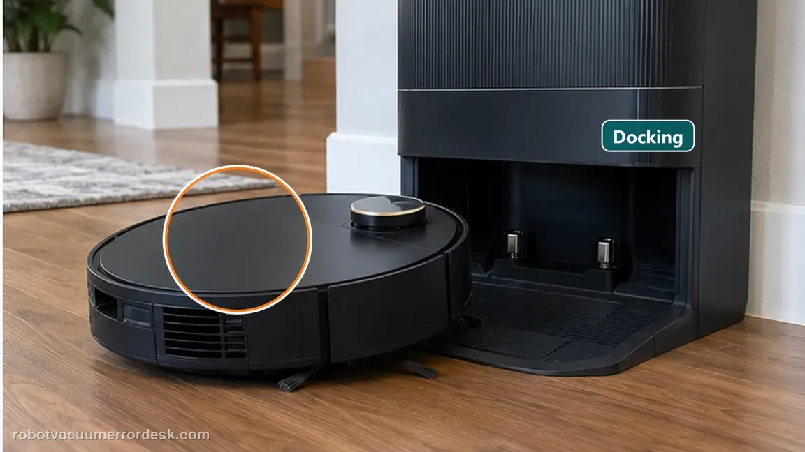 Dreame X50 Ultra Complete is shown with a close repair view of classify dock, matching the confirm the robot can actually reach the dock area check.