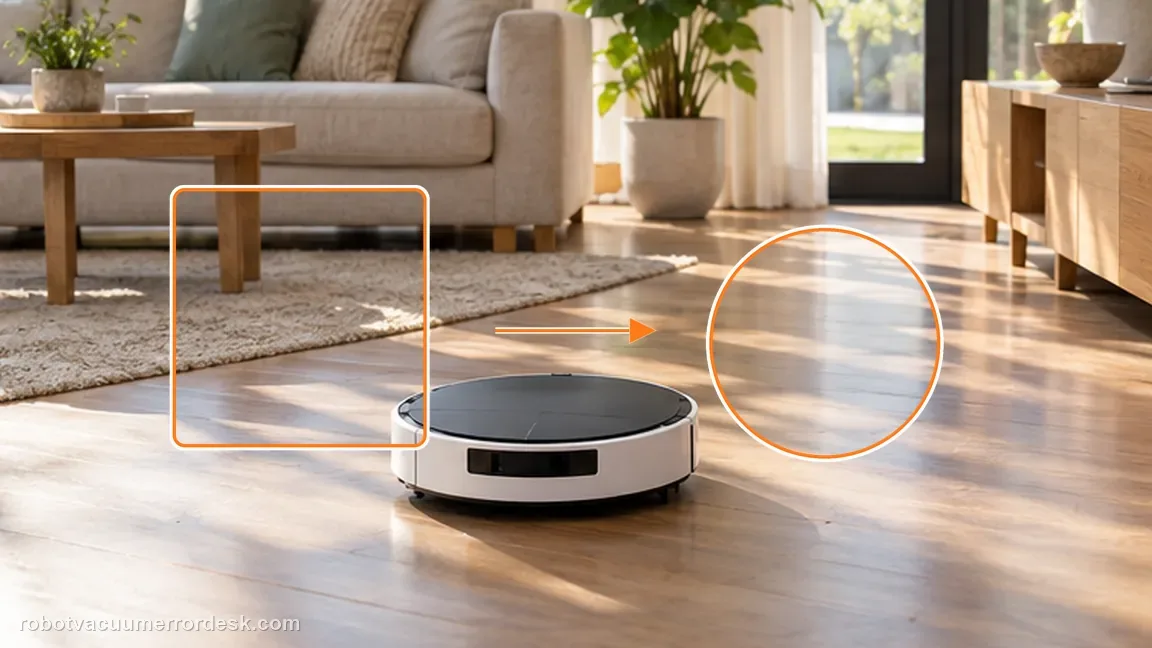 ECOVACS DEEBOT X11 OmniCyclone shown in a close repair view of flat safe test, matching the use one safe flat-floor confirmation away from drop-offs check.
