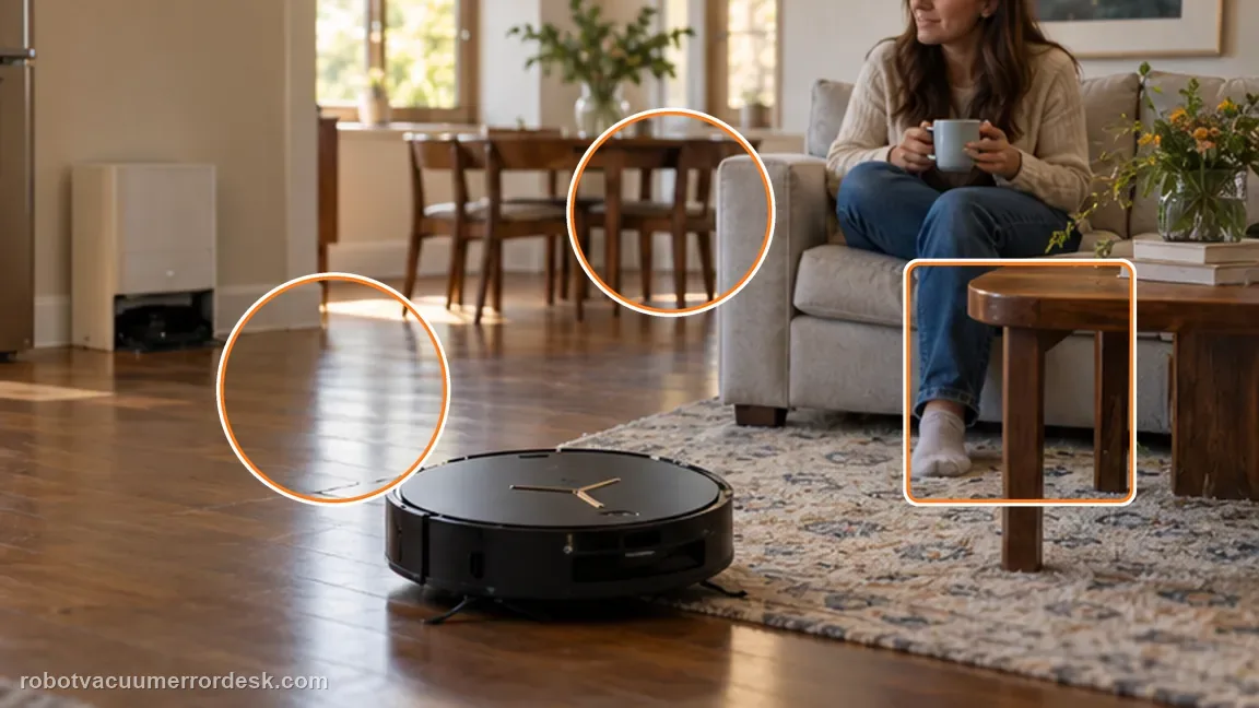 ECOVACS DEEBOT X11 OmniCyclone shown in a close repair view of scheduled start, matching the observe one scheduled start without manual intervention check.