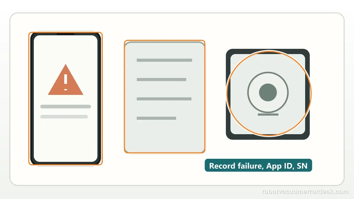Narwal Flow shown in a close repair view of support record, matching the escalate with narwal's requested identifiers and a reproducible setup record check.